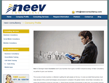 Tablet Screenshot of neevconsultancy.com